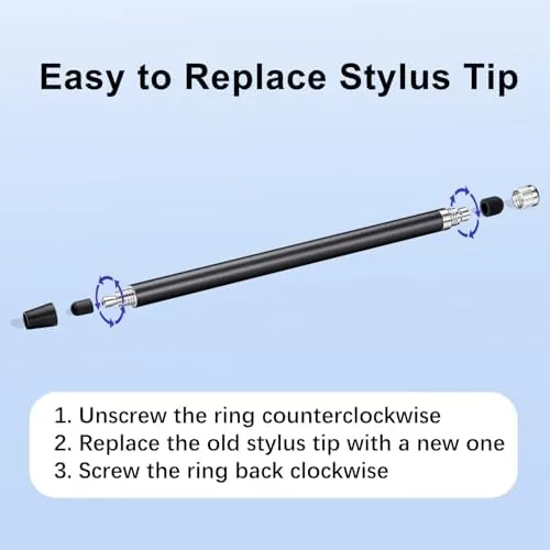 Another view of the ChaoQ Stylus Pen for Touchscreen, 3pcs Stylus Pen for iPad