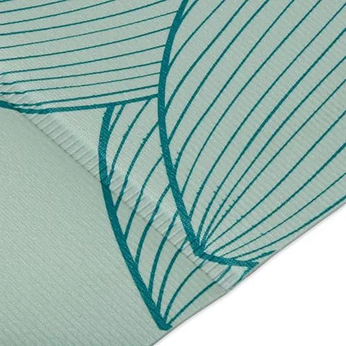 Close look at the Gaiam Foldable Yoga Mat, 2mm Icy Paisley build quality