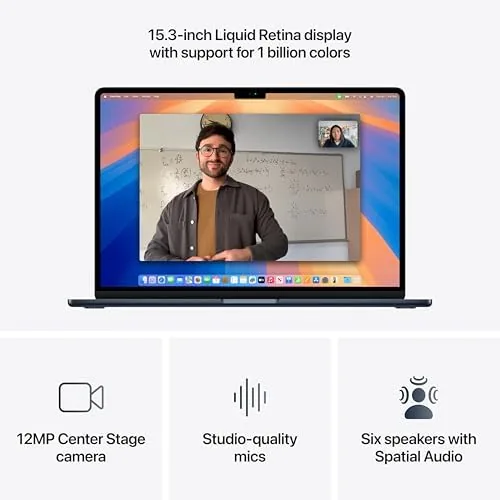 MacBook Air 15 side by side with a MacBook Pro for comparison