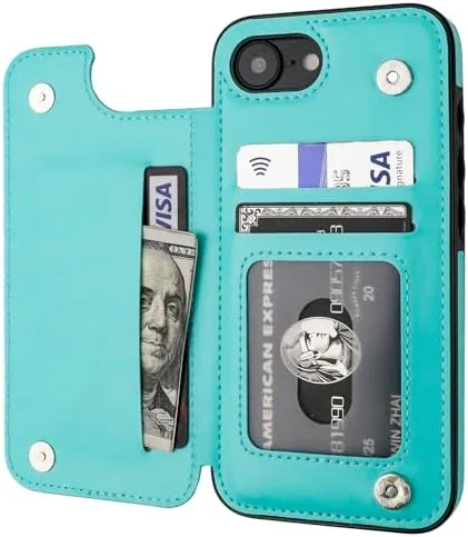 ONETOP for iPhone 17e/16e Wallet Case with Credit Card Holder,LightBlue | Kickstand,ID/Cash Holder,Case Wallet Review: Tested and Rated