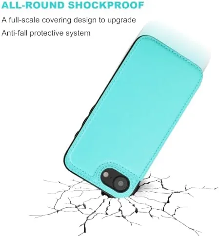 The ONETOP for iPhone 17e/16e Wallet Case with Credit Card Holder,LightBlue compared in context