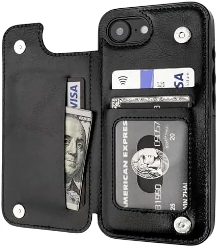 ONETOP for iPhone 17e/16e Wallet Case with Credit Card Holder,Black | Kickstand,ID/Cash Holder,Case Wallet Review: Tested and Rated