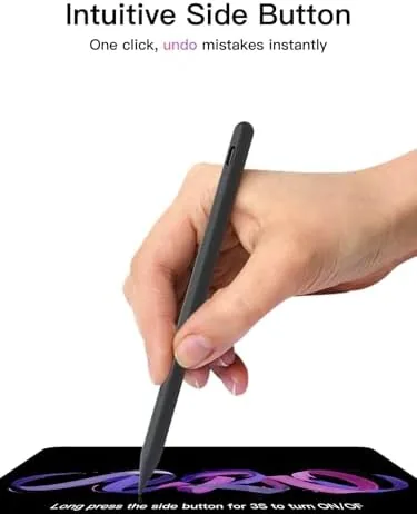 The Stylus Pen for ipad 2018-2026, USB-C Fast Charging Pencil, Pixel-Perfect in real use