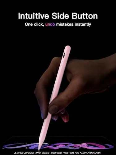 The Stylus Pen for ipad 2018-2026, USB-C Fast Charging Pencil, Pixel-Perfect in real use