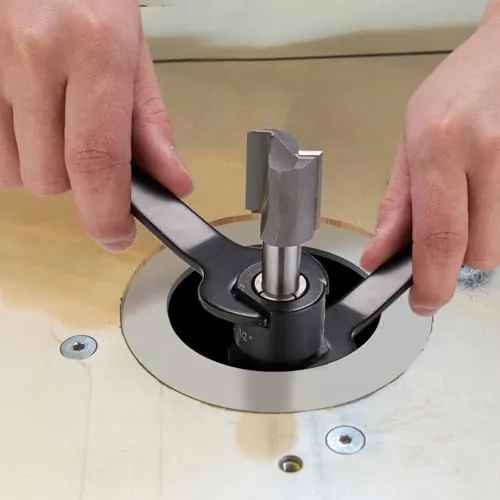 Another view of the Woodworking 3.25HP Router, 2400W, 4.2" Diameter, 1/2" and 1/4" Collets