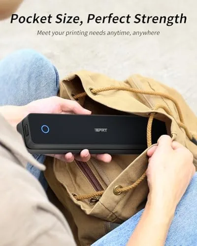 The iDPRT Portable Thermal Printer, MT610 Pro Wireless for Travel, 300 in real use