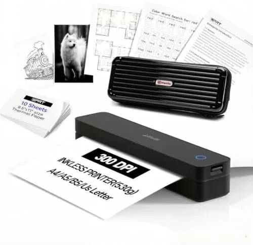 Testing the iDPRT Portable Thermal Printer, MT610 Pro Wireless for Travel, 300 over two weeks