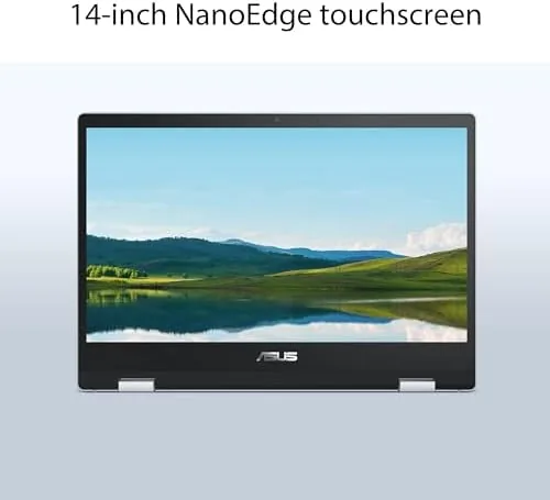 The ASUS Chromebook Flip CX1 Convertible Laptop, 14" FHD NanoEdge 360-degree in real use