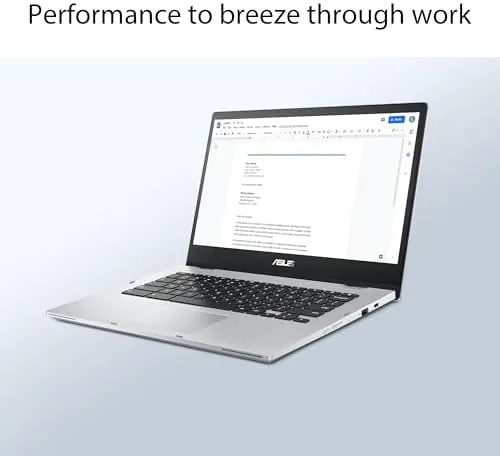 Another view of the ASUS Chromebook Flip CX1 Convertible Laptop, 14" FHD NanoEdge 360-degree