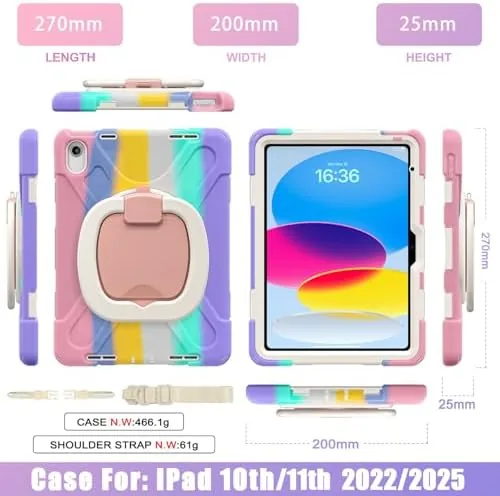 Close look at the Case for iPad 11th Generation 11" (A16) 2025,iPad 10th Generation build quality
