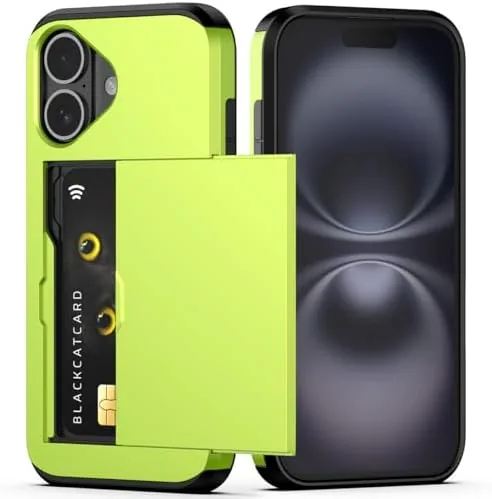 Nvollnoe for iPhone 16 Case with Card Holder Fluorescent Green | Heavy Duty Protective Review: Tested and Rated