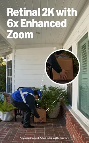 Night time clip from the doorbell showing a clear visitor approach