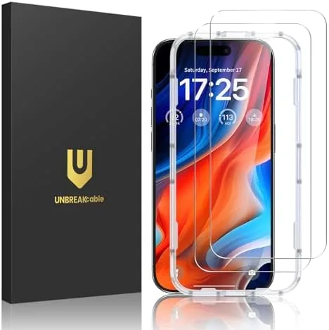 UNBREAKcable 2-Pack Screen Protector for iPhone 16 Pro Max Tempered Glass | Military Grade Review: Tested and Rated