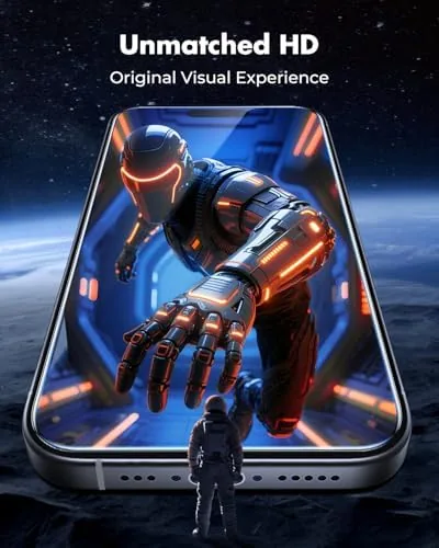The UNBREAKcable 2-Pack Screen Protector for iPhone 16 Pro Max Tempered compared in context