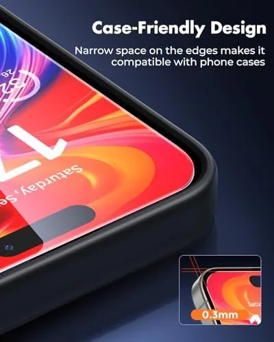 Testing the UNBREAKcable 2-Pack Screen Protector for iPhone 16 Plus Tempered Glass over two weeks