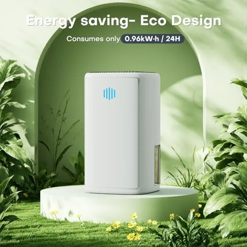 Another view of the Small Dehumidifier,38OZ,Energy Saving for Bedroom, Bathroom, Closet | 280 Sq.Ft