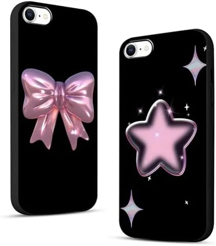 2 Pack Y2K Phone Case for iPhone 16e 6.1",Cute Pink Star Bow Print Cases Review: Tested and Rated