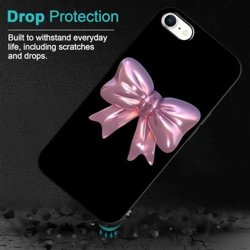 The 2 Pack Y2K Phone Case for iPhone 16e 6.1",Cute Pink in real use