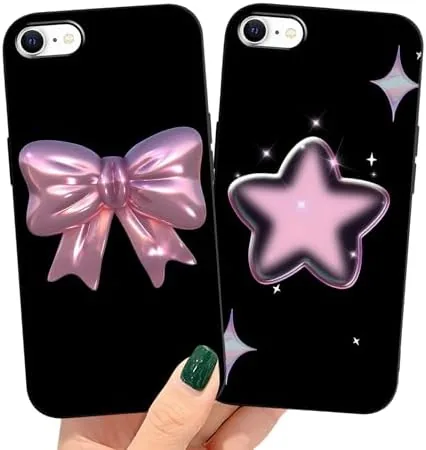 Testing the 2 Pack Y2K Phone Case for iPhone 16e 6.1",Cute Pink over two weeks