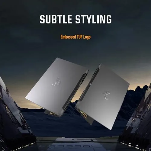 Close up of the ASUS TUF Gaming F16 keyboard and touchpad