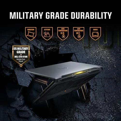 Gaming on the ASUS TUF Gaming F16 with high frame rate visible