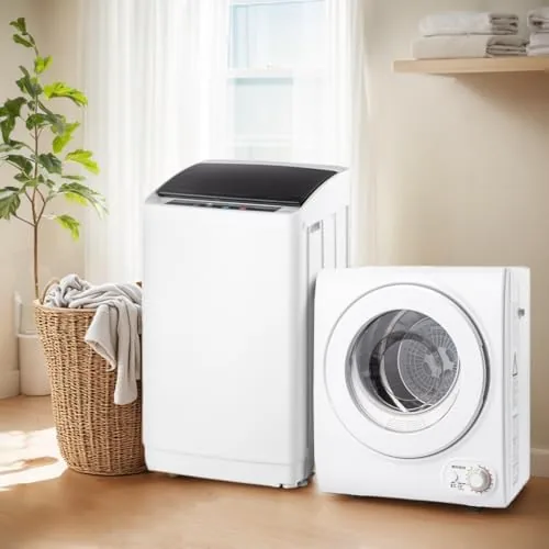 Control panel and stainless steel drum of the ROVSUN washing machine