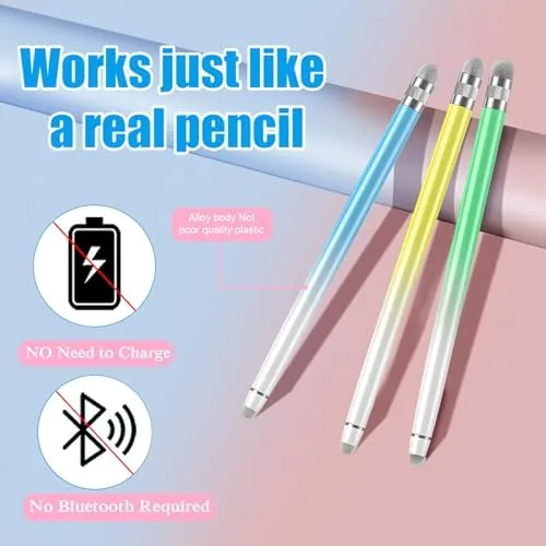 Close look at the Bopomofo 3PCS Stylus Pen for Touchscreen,High Sensitivity & Precision | build quality