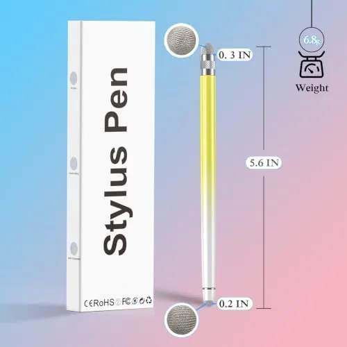 Another view of the Bopomofo 3PCS Stylus Pen for Touchscreen,High Sensitivity & Precision |