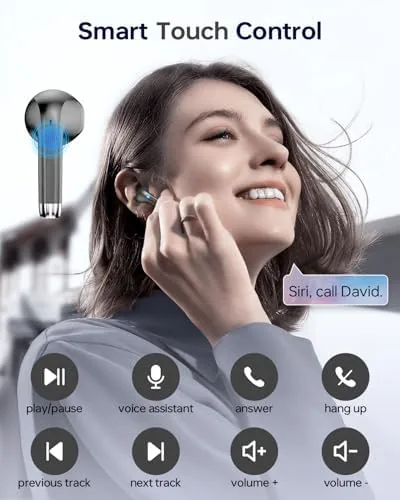 Another view of the KTGEE Wireless Earbuds Bluetooth 5.3 Ear Buds Headphones, 40Hrs Playback