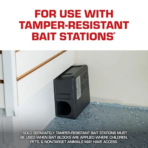 The Tomcat with Bromethalin Bait Chunx Pail, 4.25 lbs. | Rat in real use