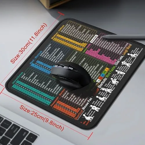 The Kinevolve Mouse Pad for Excel/Word/PowerPoint/Windows Shortcuts , Small Excel Cheat in real use