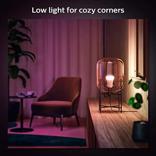 The Philips Hue A19 LED Smart Light Bulb 3-Pack -White and compared in context