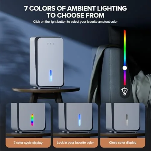 The Dehumidifier for Home, Quiet Portable Dehumidifier with Auto Shut Off in real use