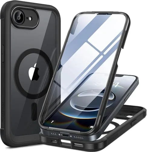 miracase full-body case in black fitted on an iPhone 17e