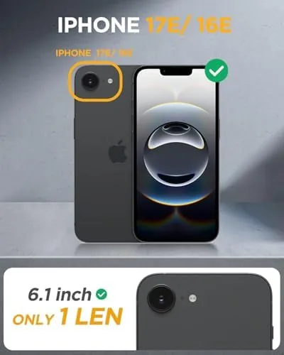 The cased iPhone with a MagSafe wallet attached in a hand