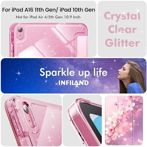 Testing the INFILAND Glitter Case for iPad A16 11th/10th Generation 11/10.9 Inch over two weeks