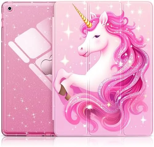 INFILAND Case for iPad 9th/8th/7th Generation 10.2 inch Pink Unicorn Dream | 2021/2020/2019, Sparkle Review: Tested and Rated
