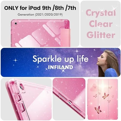 Testing the INFILAND Case for iPad 9th/8th/7th Generation 10.2 inch (Pink Flutter) over two weeks
