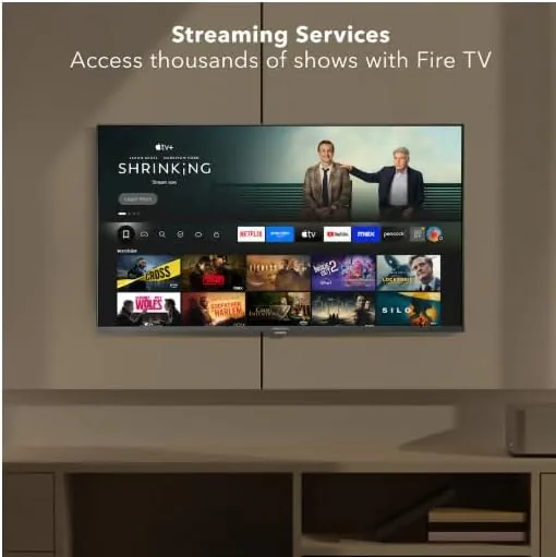 A gaming console connected to the TV showing a racing game at 1080p
