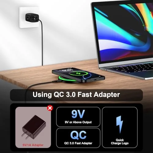 Close look at the Wireless Charger Samsung Fast Charging Pad for Galaxy S26/S25 Ultra/S25 build quality