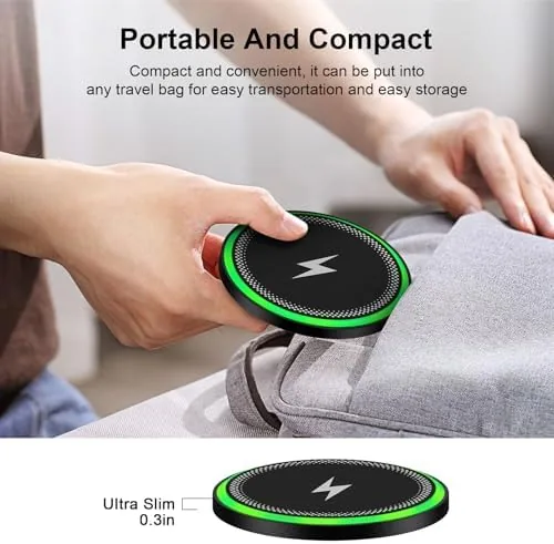 The Wireless Charger Samsung Fast Charging Pad for Galaxy S26/S25 Ultra/S25 in real use