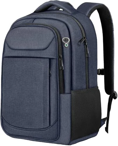 17" Travel Laptop Backpack, Airline Approved Computer Bag, Blue | Padded Laptop Compartment, Water-Resistant Review: Tested and Rated