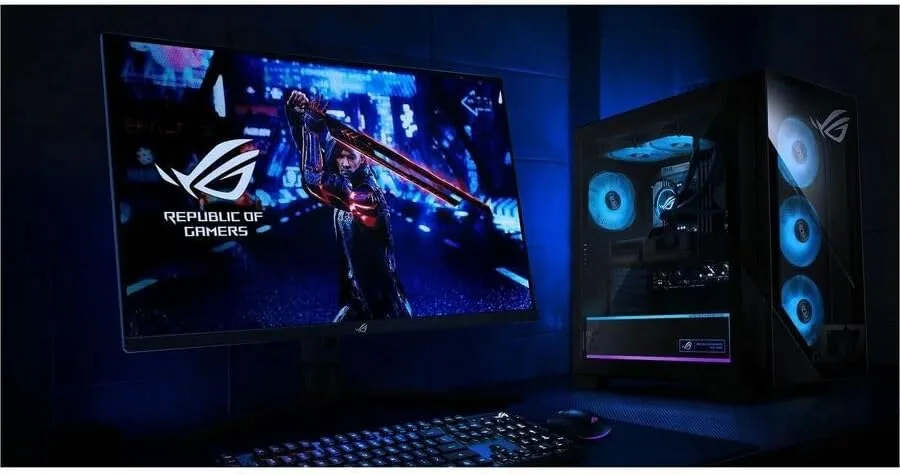 Close look at the ASUS ROG G700 (2025) Gaming Desktop PC, Intel® Core™ Ultra build quality