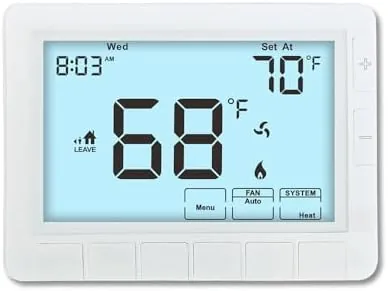 Programmable Thermostat for Home,Auto Changeover Heat Pump Thermostat for Multi-Stage,2 Heat/2 Cool or 4 Review: Tested and Rated
