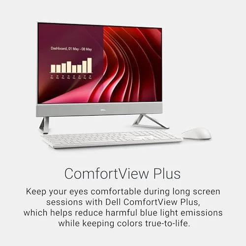 Close view of the Dolby Atmos speaker grille on the Dell all-in-one