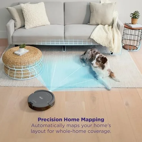 The Shark Navigator Robot Vacuum, SmartPath Navigation, Steel Grey, RV2110 | in real use