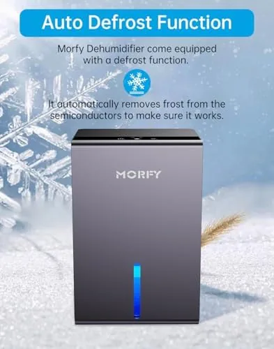 The MORFY Dehumidifier, Small Dehumidifier for Bedroom Bathroom RV with Auto compared in context