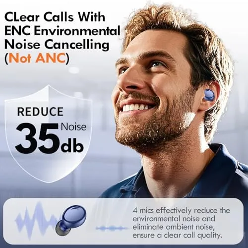 Another view of the Lanteso True Wireless Earbuds Bluetooth 5.4, in Ear Headphones |