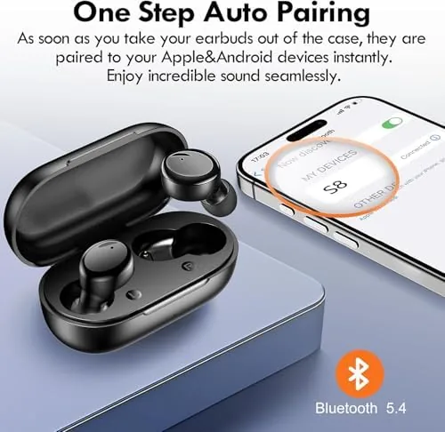 The Lanteso True Wireless Earbuds Bluetooth 5.4, in Ear Headphones | in real use