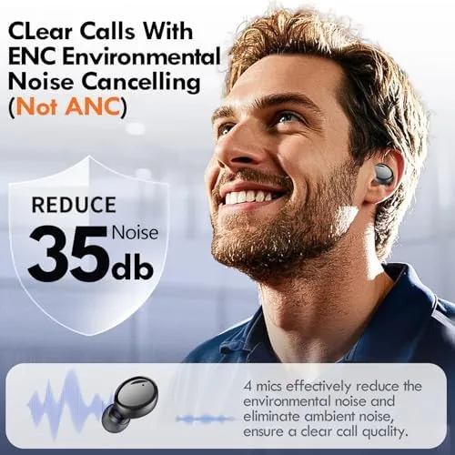 Another view of the Lanteso True Wireless Earbuds Bluetooth 5.4, in Ear Headphones |
